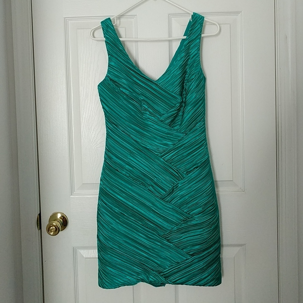 Turquoise cocktail dress